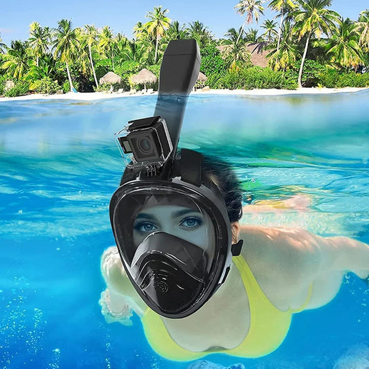Wenzzo™ Full Face Mask (Carry Bag + Camera Mount + Ear Plugs)